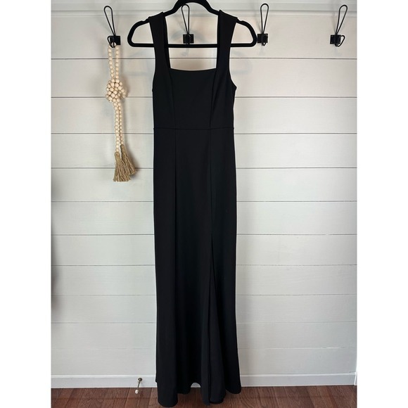 NWT Show Me Your MuMu Wedding Paris Gown in Black XS no bow - Picture 1 of 8